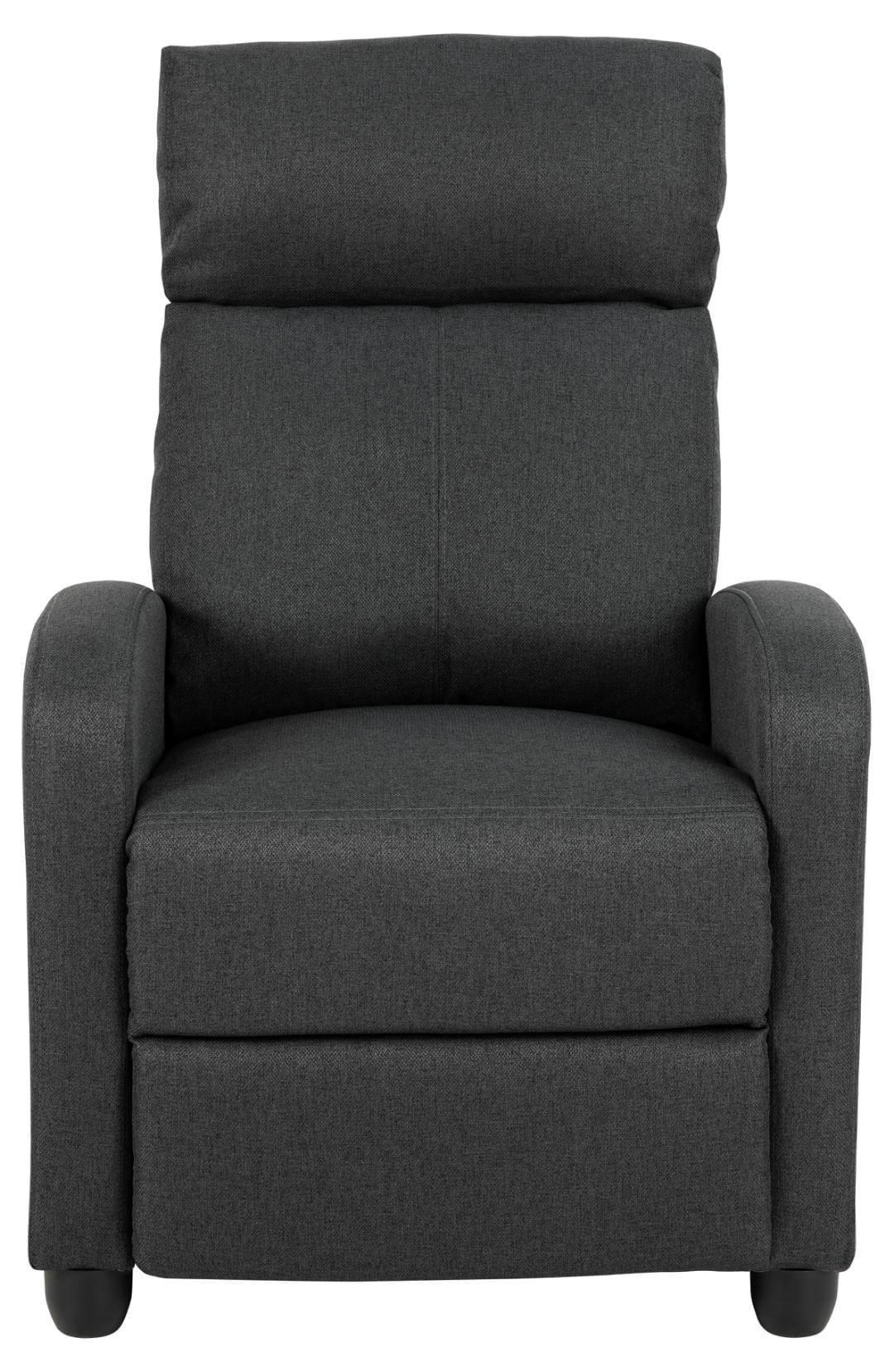 Fotoliu Recliner tapitat cu stofa, Siom Antracit / Negru, l67xA87xH100,5 cm (1)