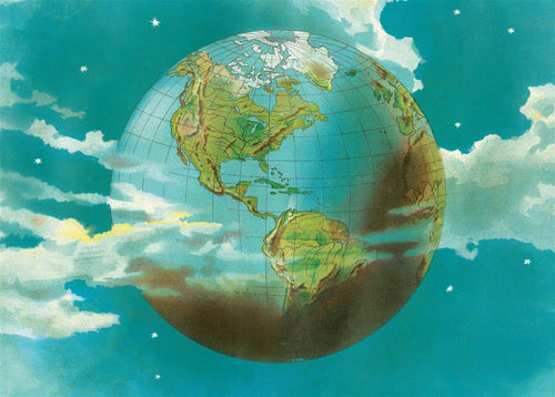Puzzle Planet Earth - John Derian, 1000 piese, 27,5 x 19,5 cm
