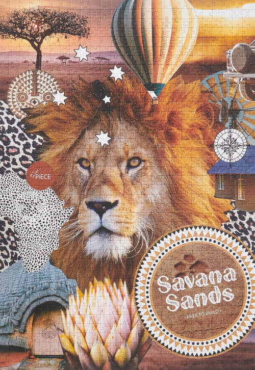 Puzzle Savana Sands, 1000 piese, 21 x 28 cm (1)
