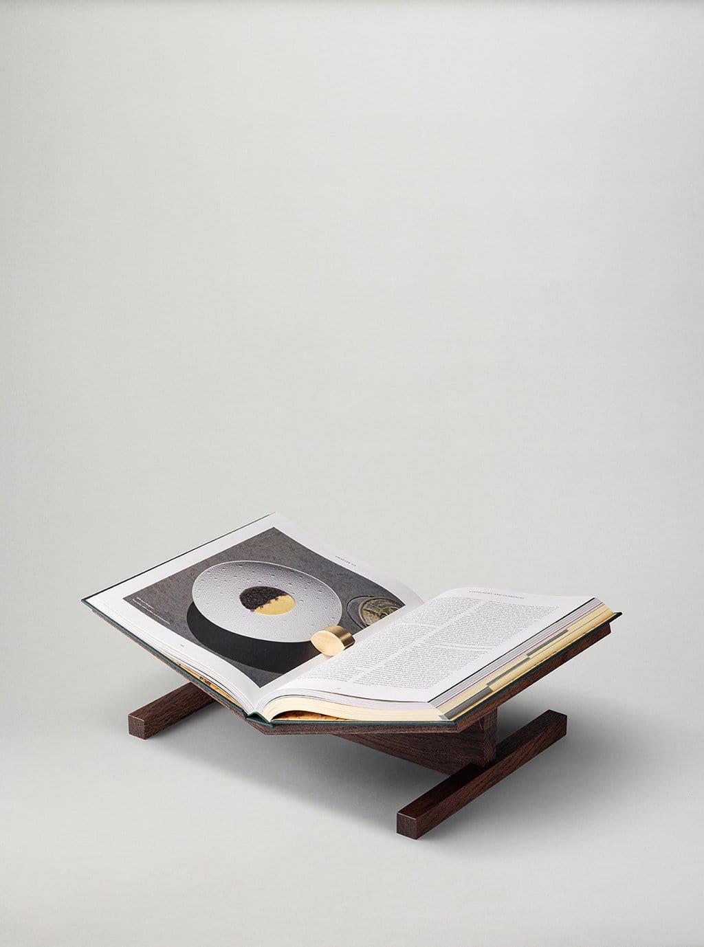 Suport pentru carti, Page - Smoked - XL Stejar, L30xl50xH15,5 cm (1)