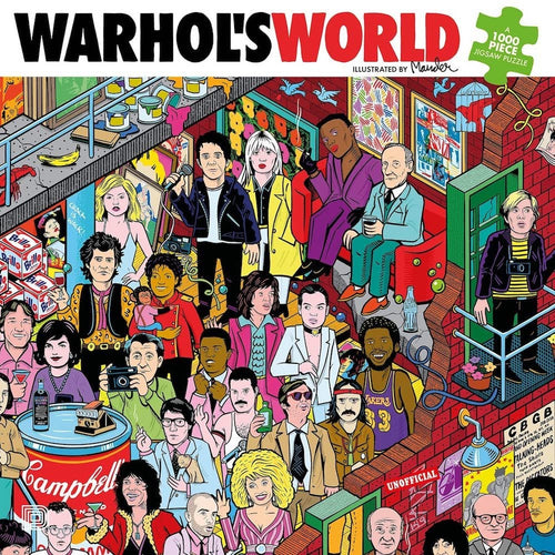 Puzzle Warhol’s World, 1000 piese, 25 x 25 cm