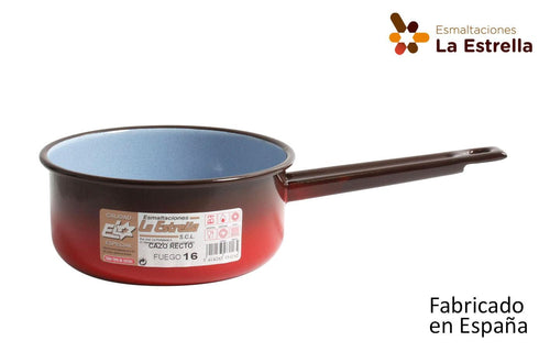 Cratita din metal emailat, Ø16 cm, 1,4L, Fuego Burgundy / Rosu