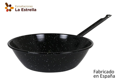 Cratita din metal emailat, Ø28 cm, 4,3L, Jaspeada Negru