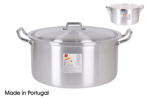 Oala din aluminiu, Ø28 cm, 8L, Mi Cocina Crom