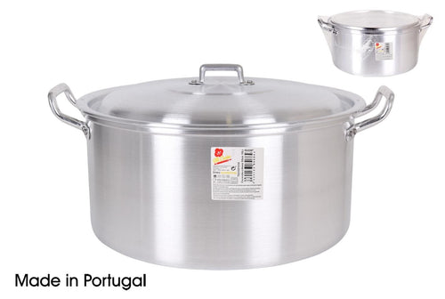 Oala din aluminiu, Ø30 cm, 10L, Mi Cocina Crom