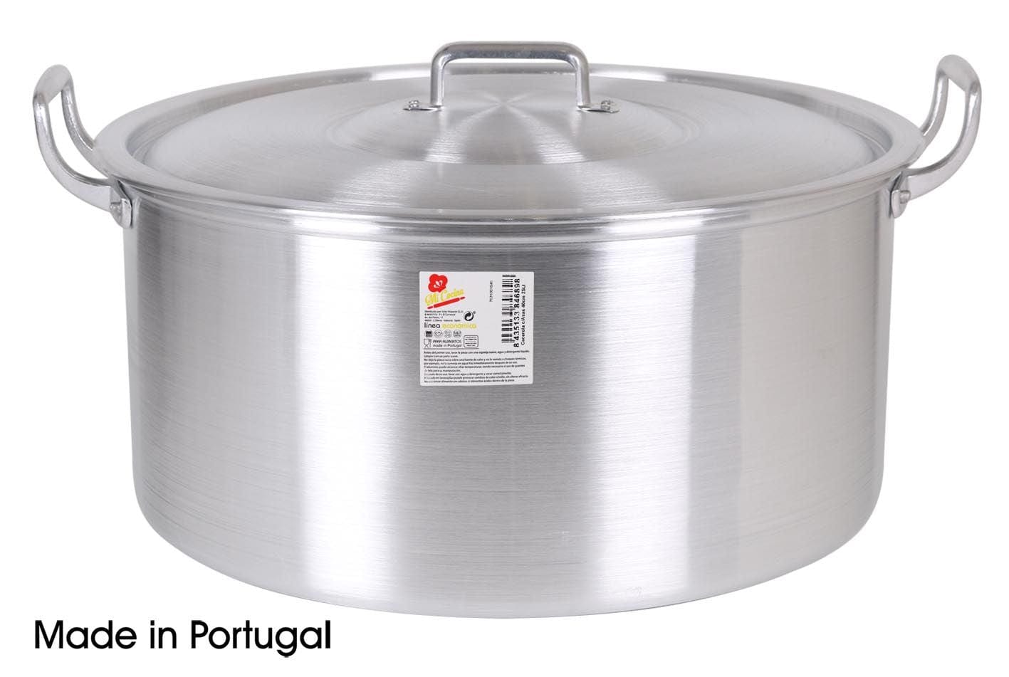 Oala din aluminiu, Ø40 cm, 25L, Mi Cocina Crom