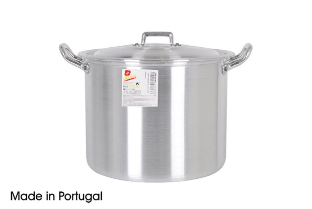 Oala din aluminiu, capac inclus, Ø22 cm, 6L, Mi Cocina Crom