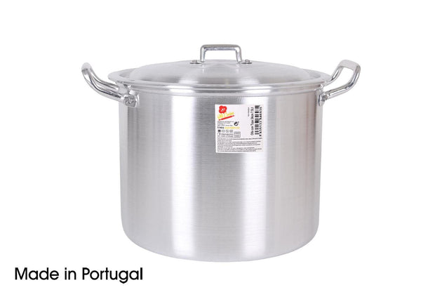 Oala din aluminiu, capac inclus, Ø24 cm, 7,5L, Mi Cocina Crom