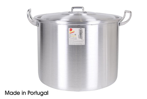 Oala din aluminiu, capac inclus, Ø32 cm, 20L, Mi Cocina Crom