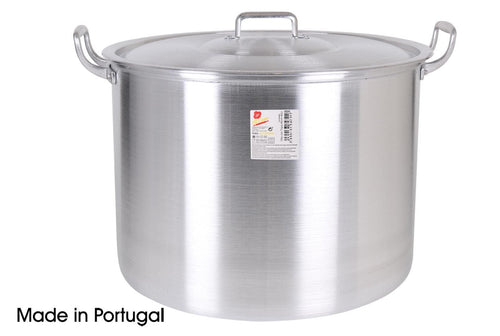 Oala din aluminiu, capac inclus, Ø40 cm, 40L, Mi Cocina Crom