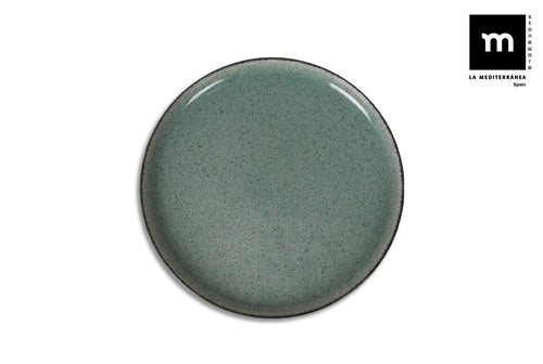 Farfurie din ceramica, Beloi Verde, Ø27xH2,8 cm