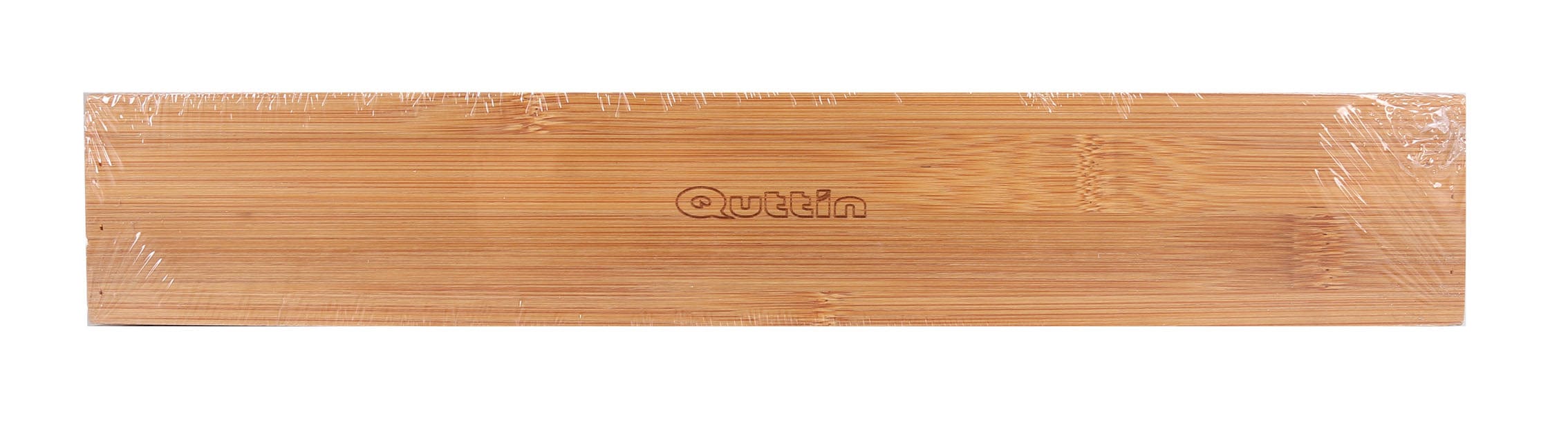 Organizator dublu din bambus, pentru folii alimentare, Quttin Natural, l33,5xA13xH5,5 cm (1)