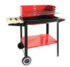 Gratar BBQ pentru carbuni, din metal, Algon Rosu / Negru, L58xl38xH72 cm (3)