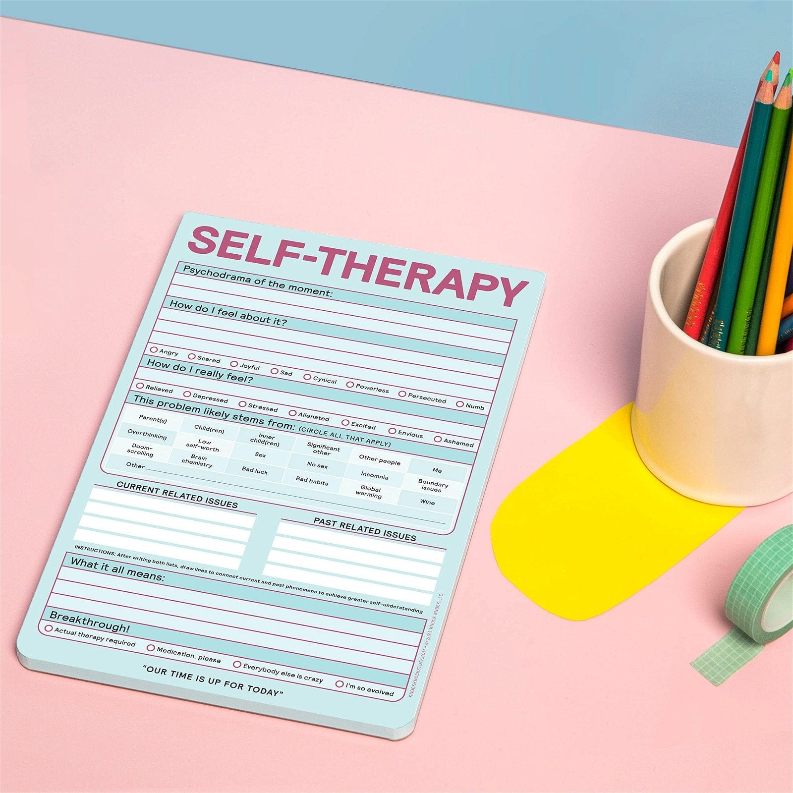 Planificator Self-Therapy Pad, in Limba Engleza (1)
