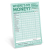 Planificator Where's My Money Weekly Budget Tracker Pad, in Limba Engleza
