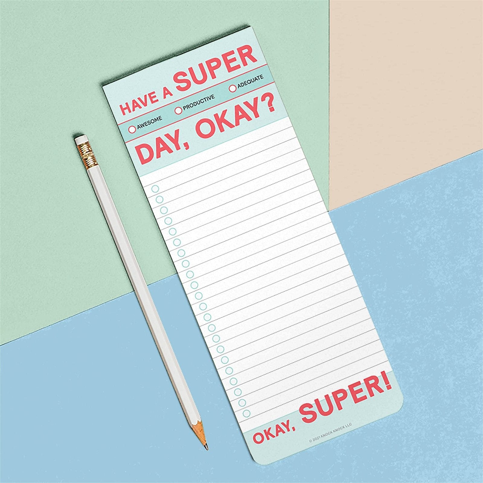Planificator Have a Super Day Make-a-List Pad, in Limba Engleza (1)
