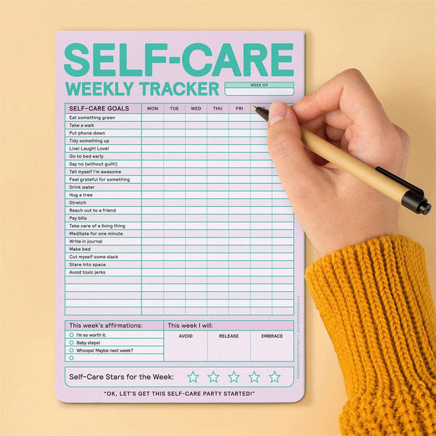 Planificator Self-Care Weekly Tracker Pad, in Limba Engleza (1)