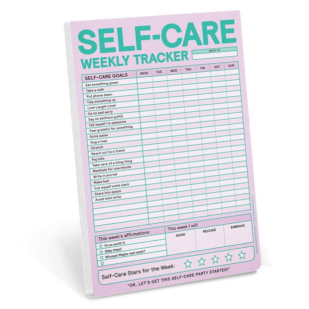 Planificator Self-Care Weekly Tracker Pad, in Limba Engleza
