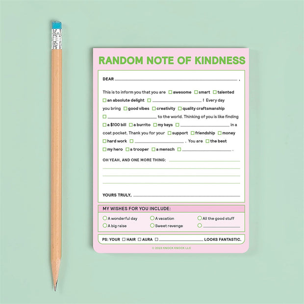 Agenda Random Note of Kindness Nifty Note, in Limba Engleza (1)