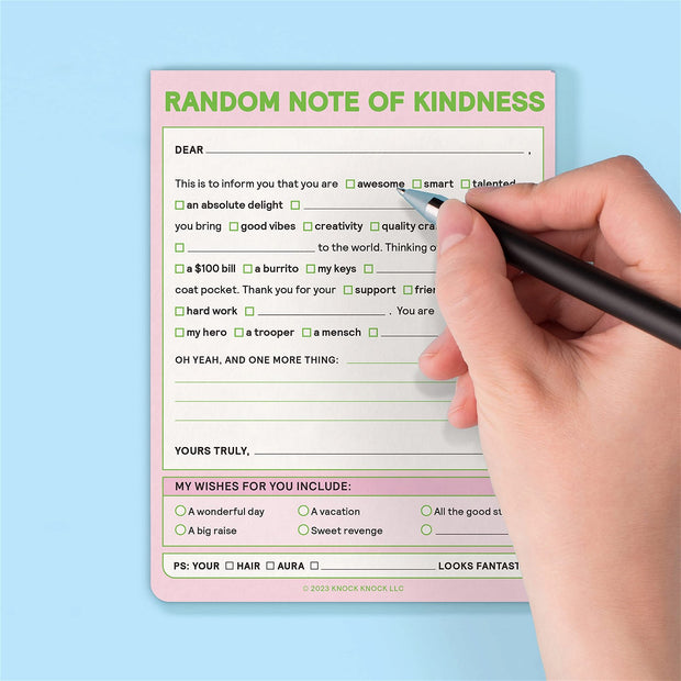 Agenda Random Note of Kindness Nifty Note, in Limba Engleza (3)