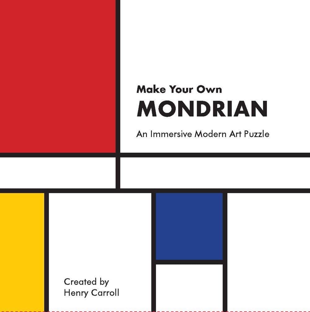 Joc de societate Make your own Mondrian, 15 x 15 cm