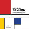 Joc de societate Make your own Mondrian, 15 x 15 cm