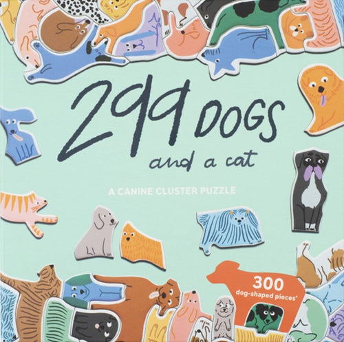 Puzzle 299 Dogs (and a cat), 299 piese, 27 x 27 cm