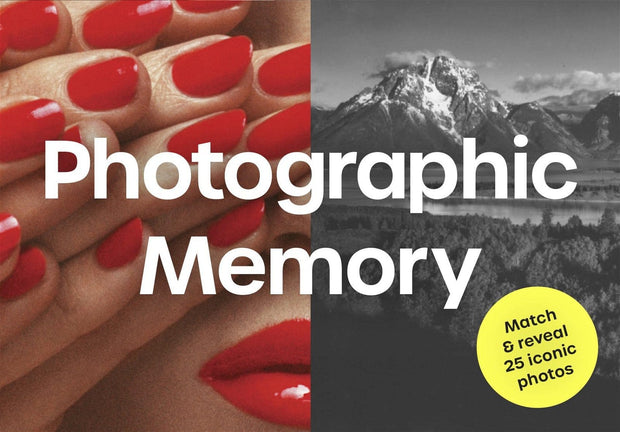 Joc de memorie Photographic Memory, 14,5 x 10 cm