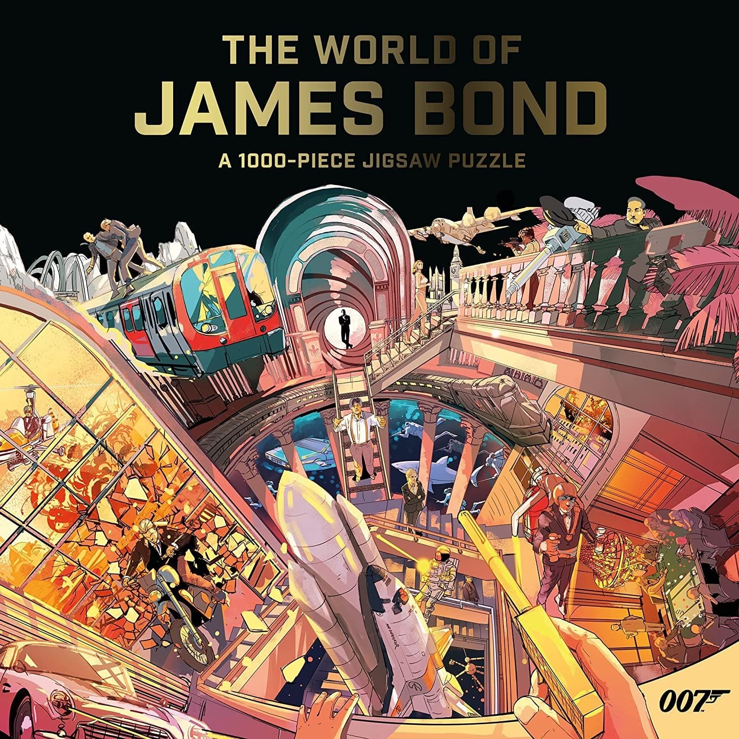 Joc de societate The World of James Bond, 26,5 x 26,5 cm