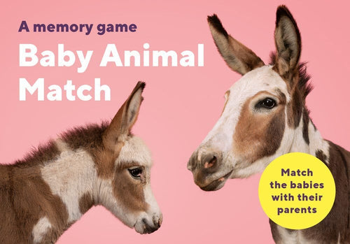 Joc de memorie Baby Animal Match, 14,5 x 10 cm