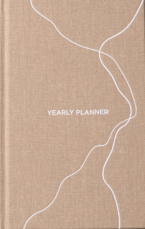 Agenda Yearly Planner (Sand), Atelier Aarhus, in Limba Engleza