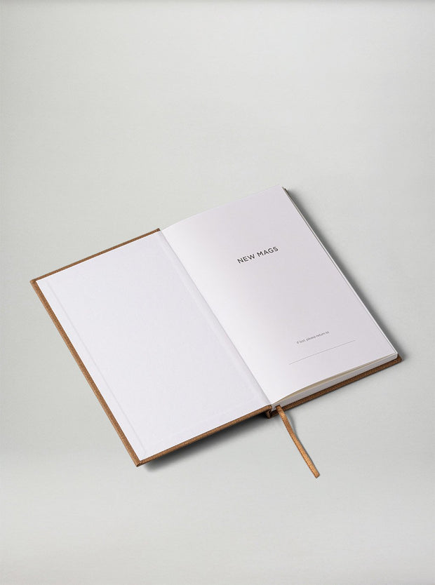 Agenda Notebook Brown - Hardcover/Blank, in Limba Engleza (2)