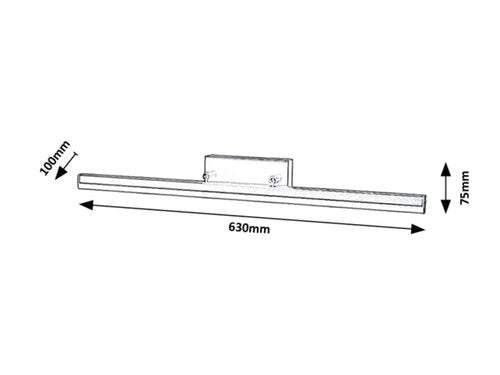 Aplica Evan 2167 Negru Mat / Alb (2)