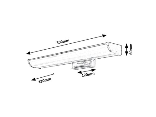 Aplica Evron 5062 Crom / Alb (1)