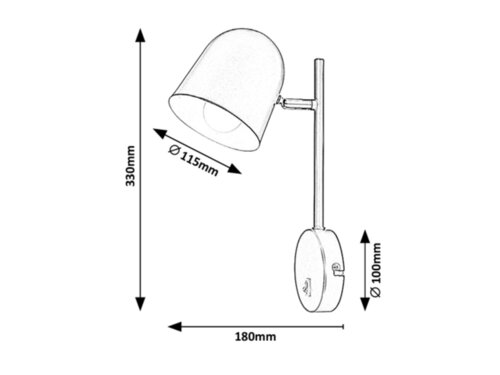 Aplica Egon 5242 Negru Mat (2)