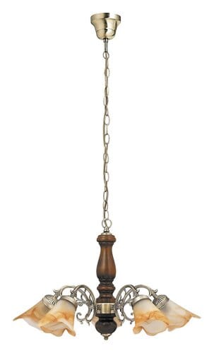 Candelabru Rustic 3 7095 Bronz / Maro