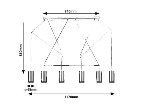 Lustra Aslaug 72018 Negru Mat (4)