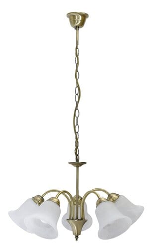 Candelabru Francesca 7375 Bronz / Alb