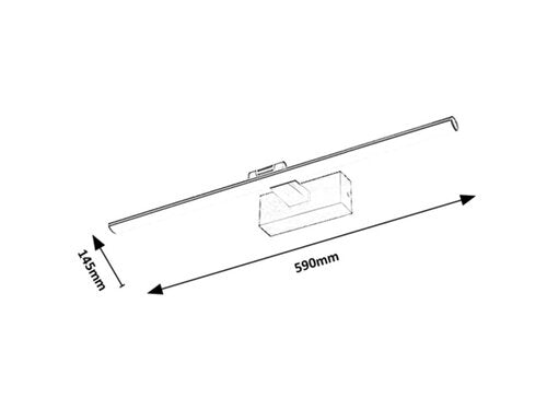 Aplica Gaten 78002 Negru / Alb (6)