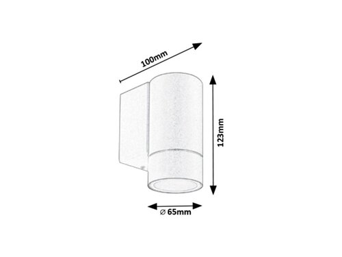 Aplica exterior Phoenix 8118 Antracit / Transparent (2)