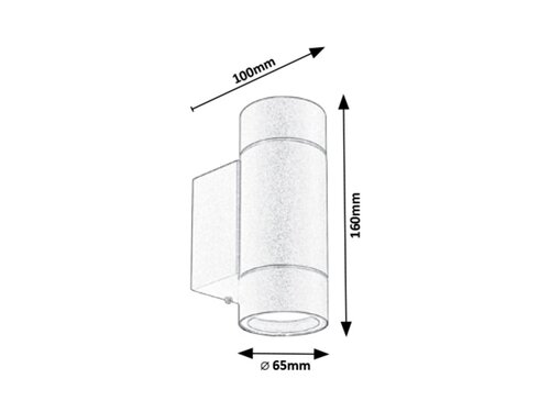 Aplica exterior Phoenix 8119 Antracit / Transparent (2)