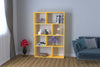 Biblioteca din pal, Plaid Galben, l100xA22xH150 cm