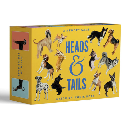 Joc de memorie Heads & Tails - Dogs, 15,5 x 10,5 cm