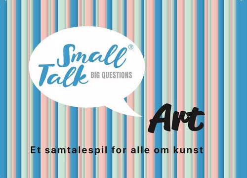 Joc de societate Small Talk - Big Questions Art, 10 x 7,5 cm