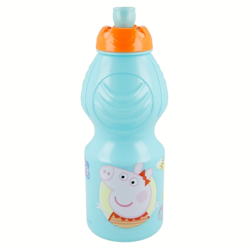 Sticla de apa sport pentru copii, din plastic, Peppa Pig Multicolor, 400 ml