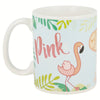 Cana pentru copii, din ceramica, Pink Flamingo Multicolor, 325 ml (1)