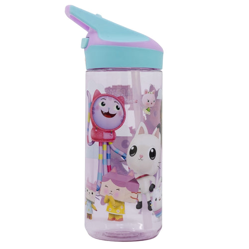 Sticla de apa pentru copii, din tritan, Dollhouse Multicolor, 480 ml