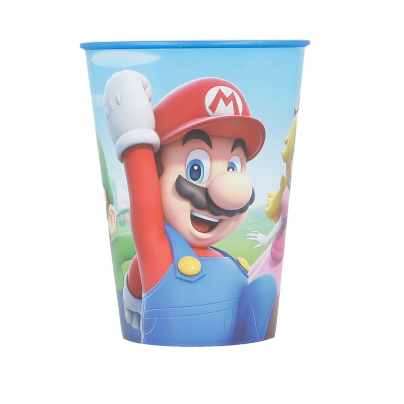 Pahar pentru copii, din plastic, Super Mario Multicolor, 260 ml