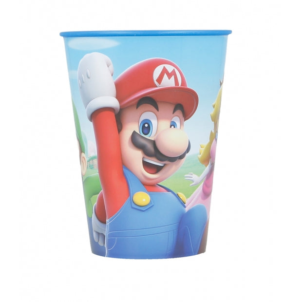 Pahar pentru copii, din plastic, Super Mario Multicolor, 260 ml