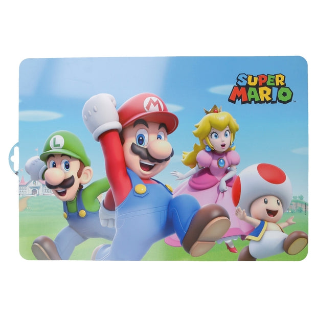 Suport vesela pentru copii din plastic, Super Mario Multicolor, L28.1xl43 cm